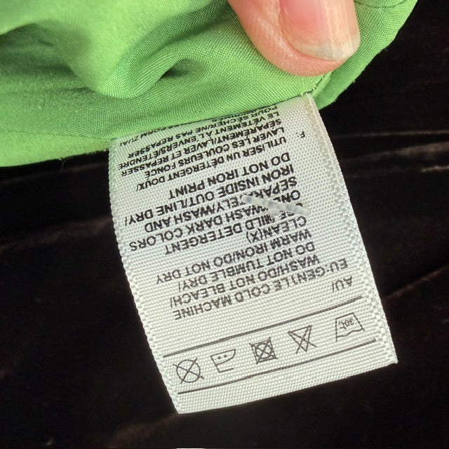 silky / green / full skirt / XXL (3921408253339793852)