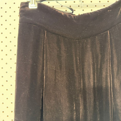 LIZ MITCHELL / brown velvet pants / s / made in nz (3921408314417656552)