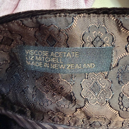 LIZ MITCHELL / brown velvet pants / s / made in nz (3921408330337040910)