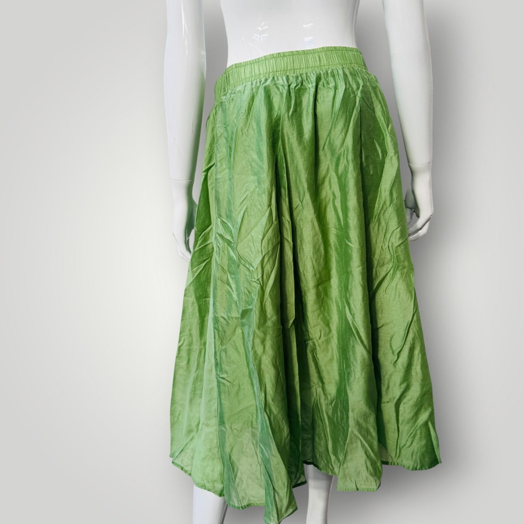 silky / green / full skirt / XXL (3921408451852035482)