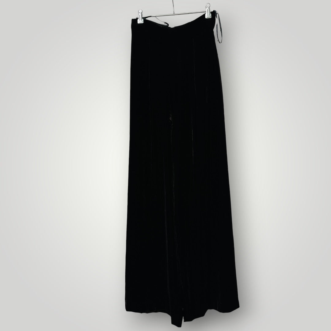 LIZ MITCHELL / brown velvet pants / s / made in nz (3921408471996712673)