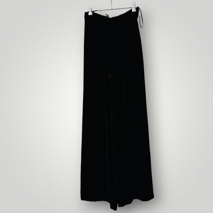 LIZ MITCHELL / brown velvet pants / s / made in nz (3921408471996712673)