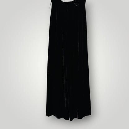 LIZ MITCHELL / brown velvet pants / s / made in nz (3921408473314090645)