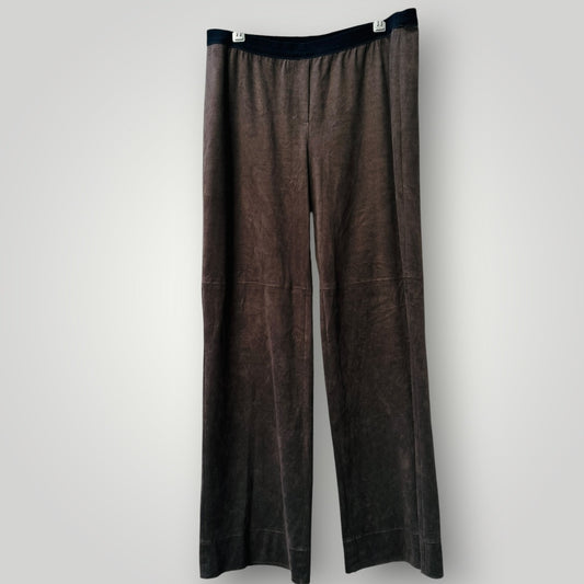 MARC CAIN / soft wide legged faux suede pants / 16 (3921408478114000536)