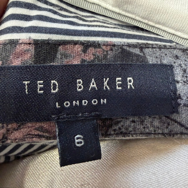 TED BAKER / amir / printed floral polo / L (3921491975872075676)