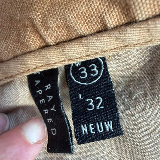 NEUW / ray tapered / brown jeans / 33 x 32 (3921492003622988295)