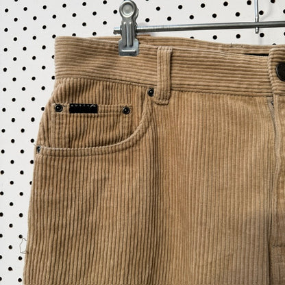 RUSTY / brown corduroy pants / 34 (3921492020591344848)