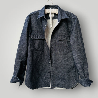 japanese streetwear / 417 EDIFICE / wool mix shirt / L (3921492149994050038)