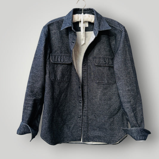 japanese streetwear / 417 EDIFICE / wool mix shirt / L (3921492149994050038)