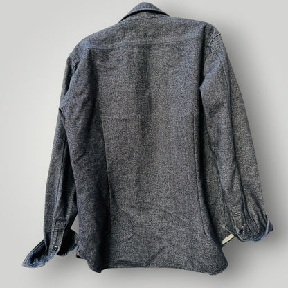 japanese streetwear / 417 EDIFICE / wool mix shirt / L (3921492152885645703)