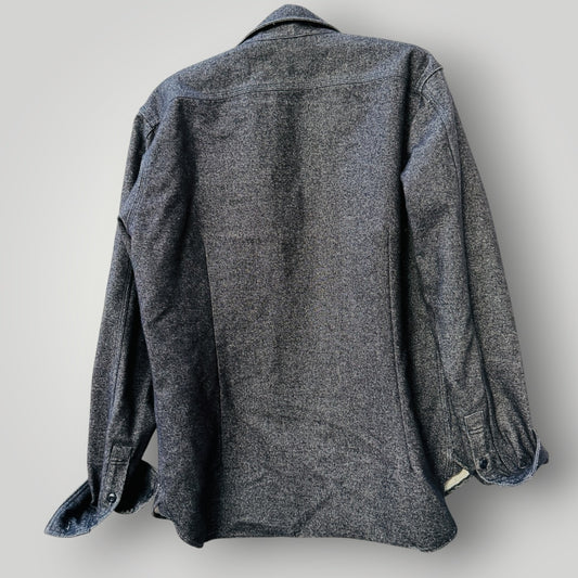 japanese streetwear / 417 EDIFICE / wool mix shirt / L (3921492152885645703)