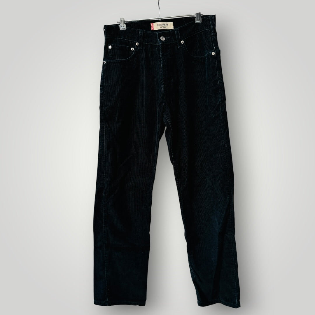 LEVI'S / 505 / black corduroys / 30 x 30 (3921492161233247725)