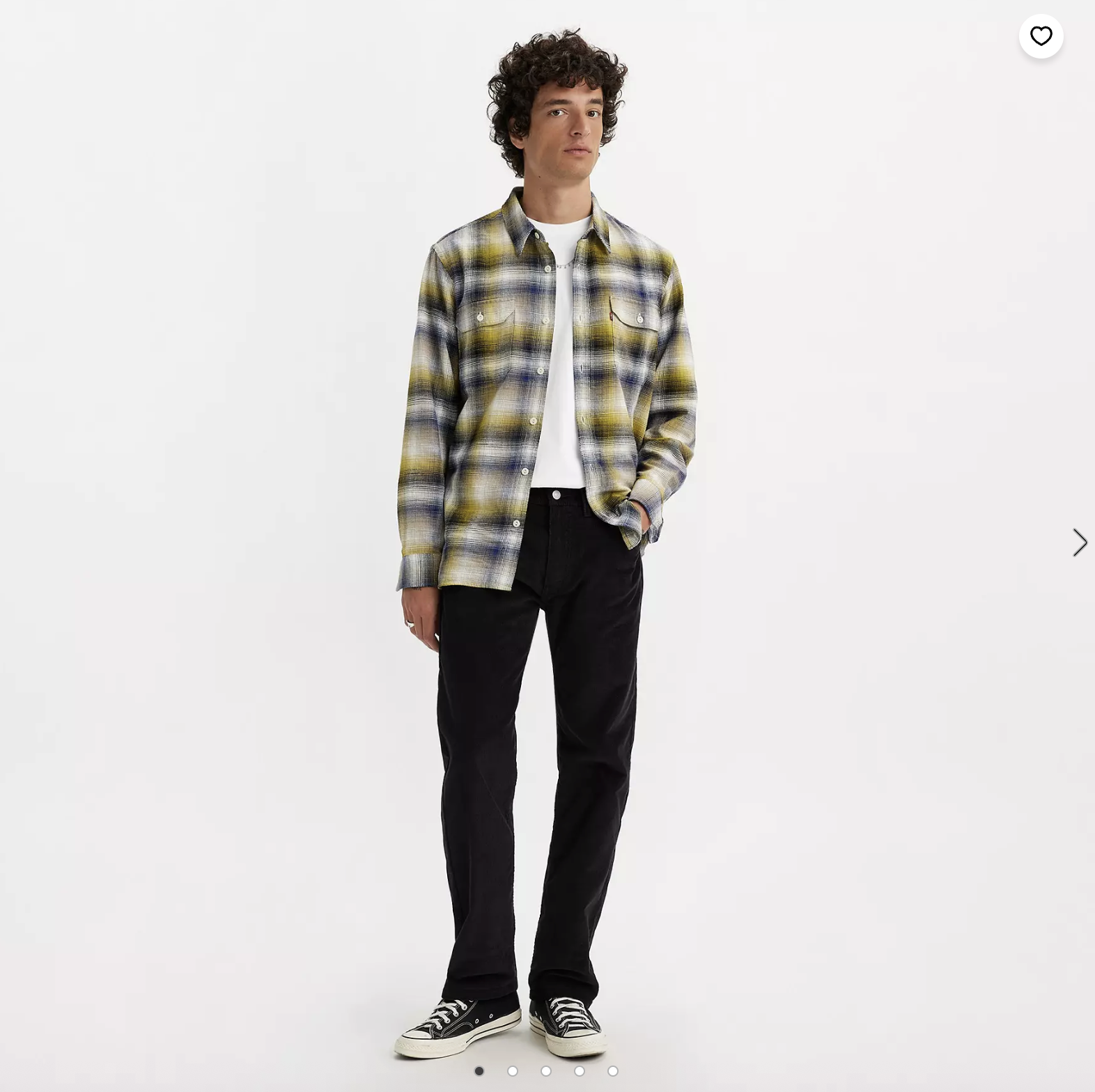 LEVI'S / 505 / black corduroys / 30 x 30 (3921495492270354793)