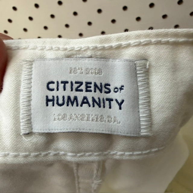 CITIZENS OF HUMANITY / marcelle cargo pants / white / 26 (3921925492466709094)