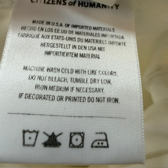 CITIZENS OF HUMANITY / marcelle cargo pants / white / 26 (3921925497232942494)