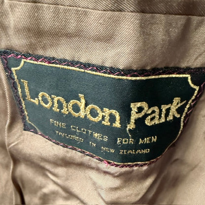 1960s nz vintage / LONDON PARK / brown tweed blazer / M/L (3921925540638590099)