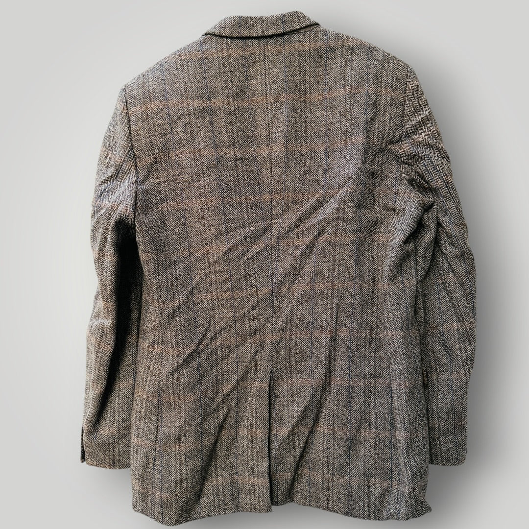 1960s nz vintage / LONDON PARK / brown tweed blazer / M/L (3921928733735433131)