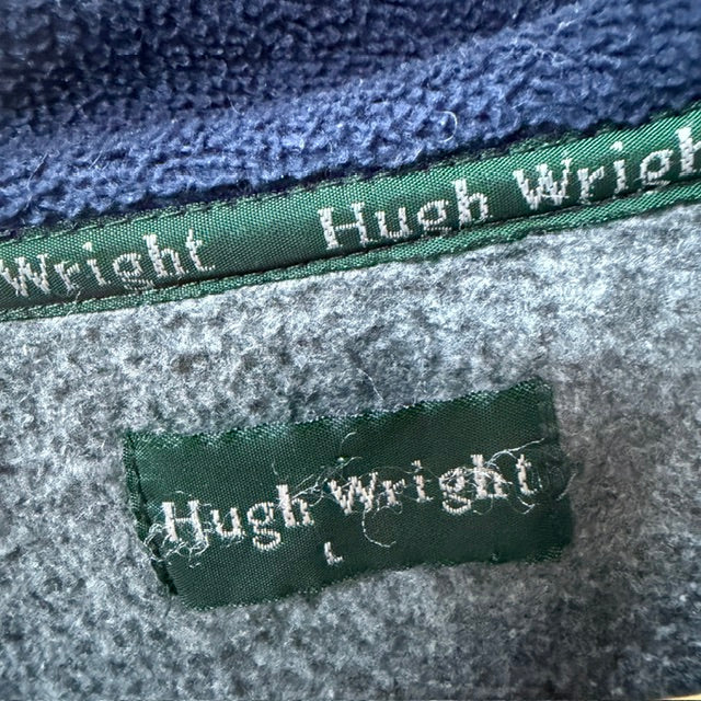 1990s nz vintage / HUGH WRIGHT / quarter-zip polar fleece / L (3922007556047541057)