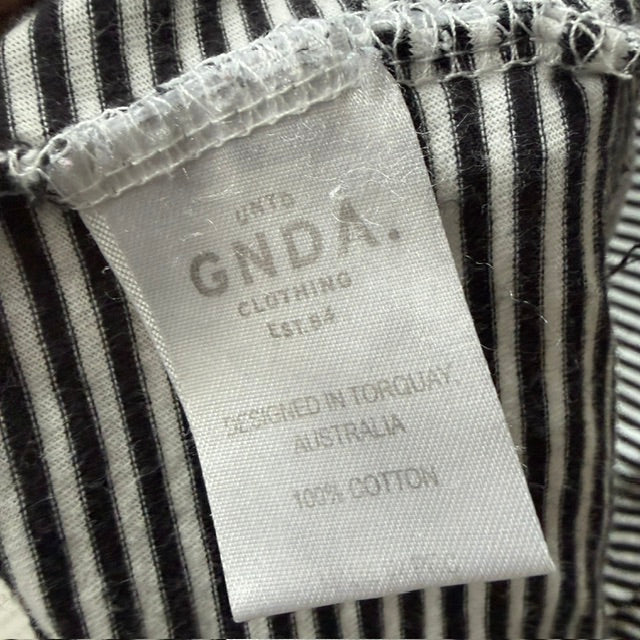 GHANDA / striped tee / M (3922007561303871414)