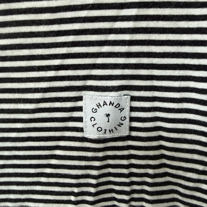 GHANDA / striped tee / M (3922007570544552918)