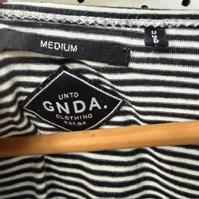 GHANDA / striped tee / M (3922007572340586883)