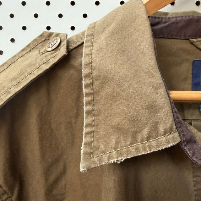 GAP / cotton cavas military style utility shirt / L (3922007597804423972)