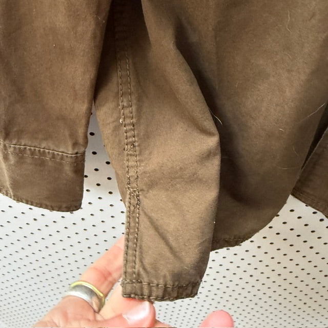 GAP / cotton cavas military style utility shirt / L (3922007600031652053)