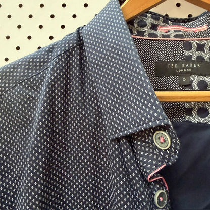 TED BAKER / long sleeved cotton shirt / XL (3922007627229010902)