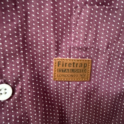 FIRETRAP / short sleeved cotton shirt / L (3922007637274980940)