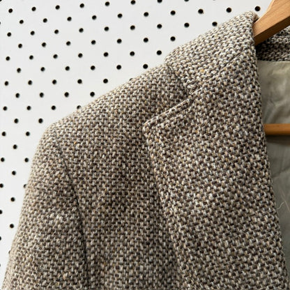 1970s nz vintage / tweed wool blazer / McPhail & Fisher / m (3922007653709878512)