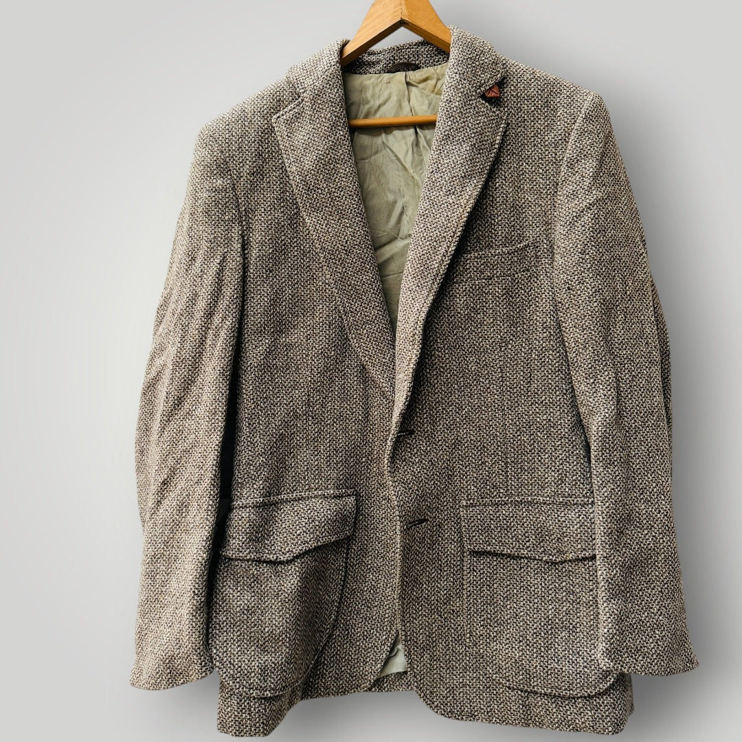 1970s nz vintage / tweed wool blazer / McPhail & Fisher / m (3922007988918252285)