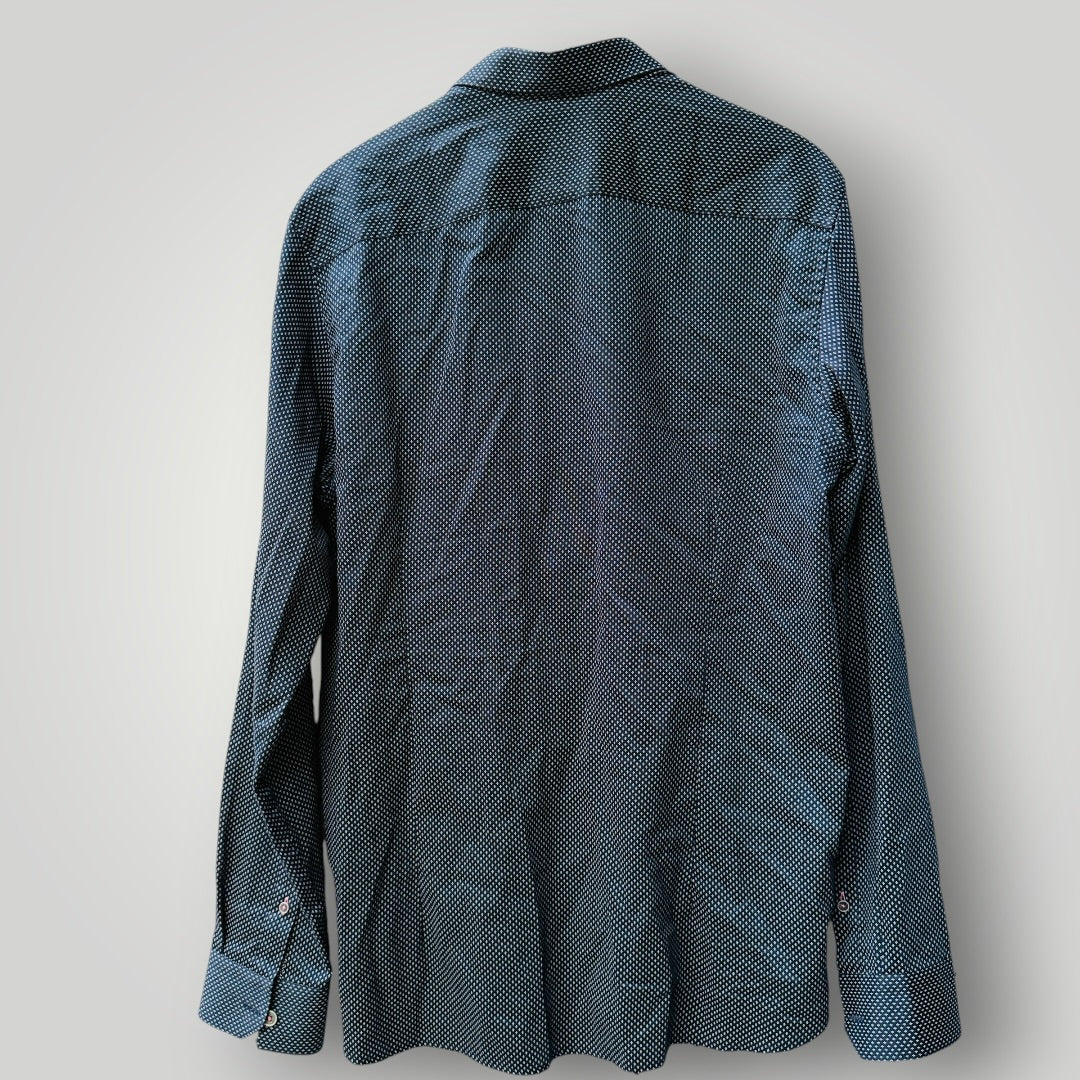 TED BAKER / long sleeved cotton shirt / XL (3922007999756902751)