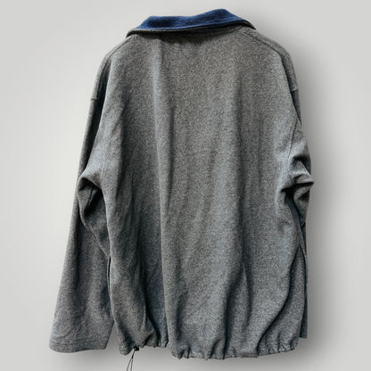 1990s nz vintage / HUGH WRIGHT / quarter-zip polar fleece / L (3922008019222560430)