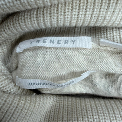 TRENERY / pure wool high necked jumper / L (3922093972330356288)