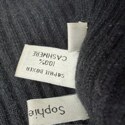 SOPHIE BOXER / 100% cashmere / ribbed jumper / 42 (3922093996380778867)