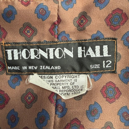 1990s nz vintage / THORNTON HALL / waistcoat / s (3922094041378614778)