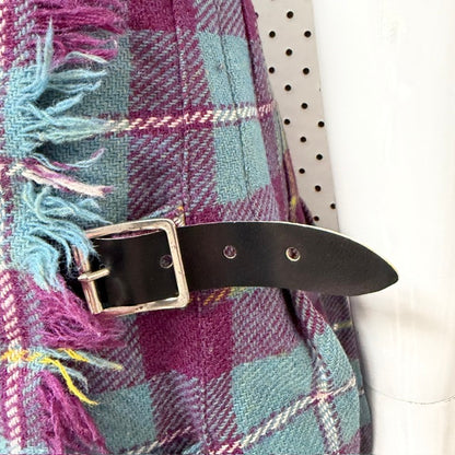 1980s nz vintage / PUPPET WEAR / wool kilt / s (3922094050844842914)