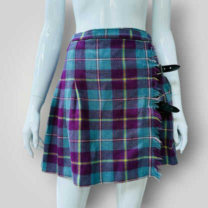 1980s nz vintage / PUPPET WEAR / wool kilt / s (3922094239533194670)