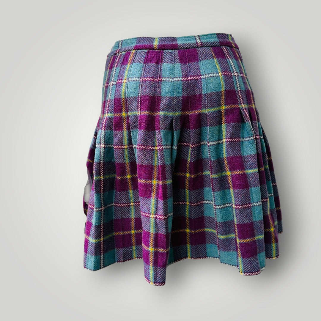 1980s nz vintage / PUPPET WEAR / wool kilt / s (3922094272870142307)