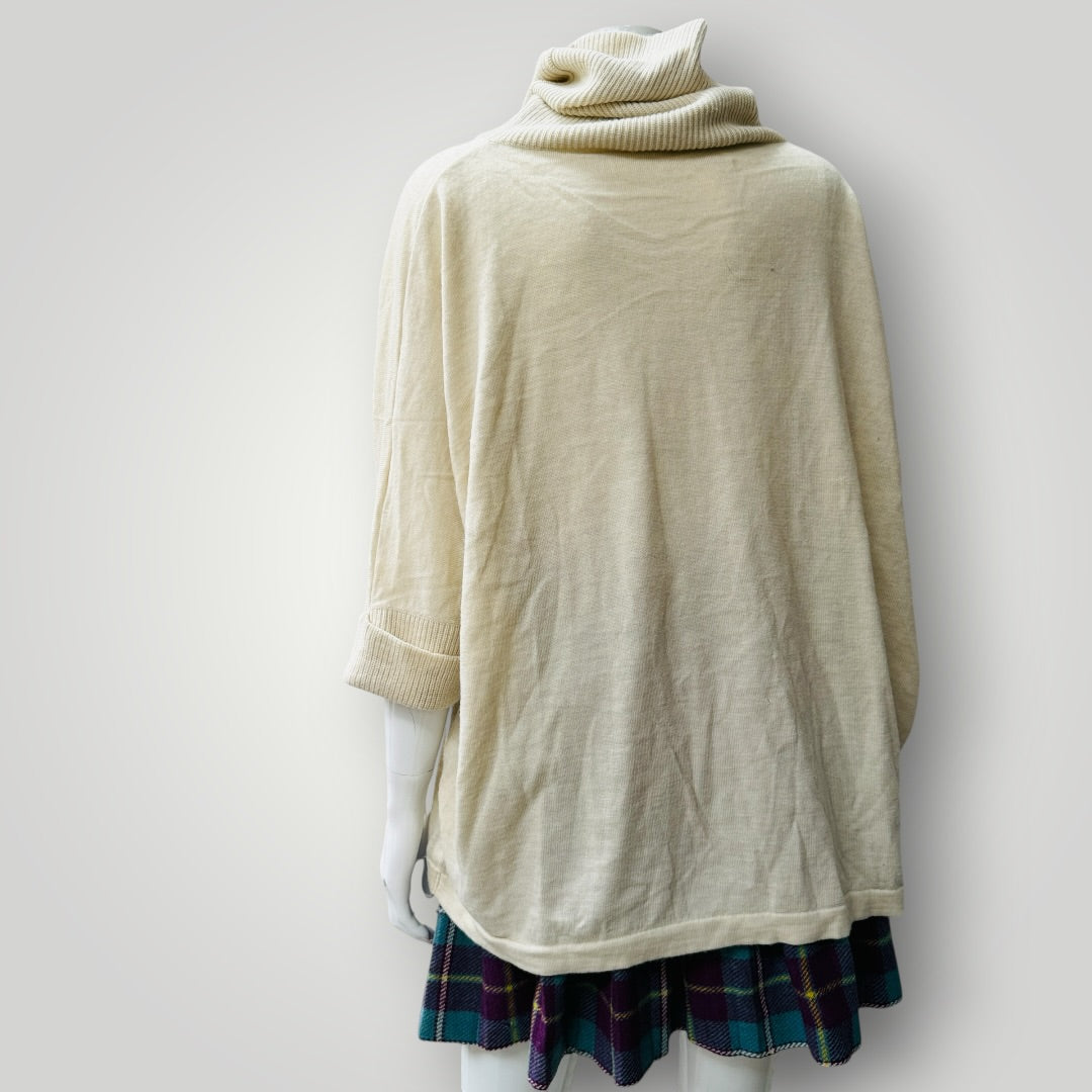 TRENERY / pure wool high necked jumper / L (3922094536894794600)