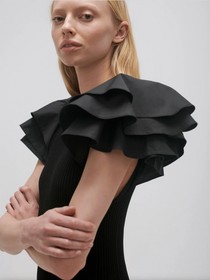 AJE / Questa Puff Midi Dress / s (3922101714787699528)