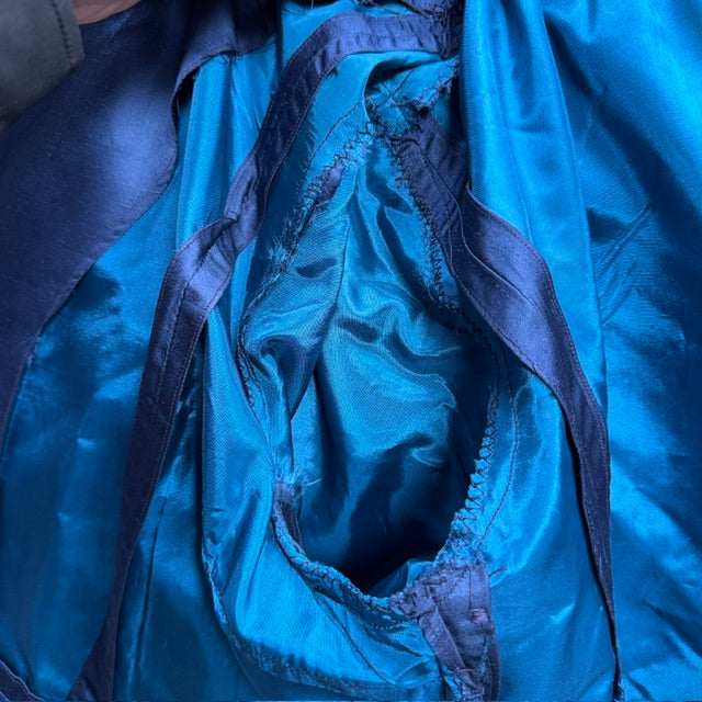 home sewn / silk / beautiful jacket / L (3922167098811941168)