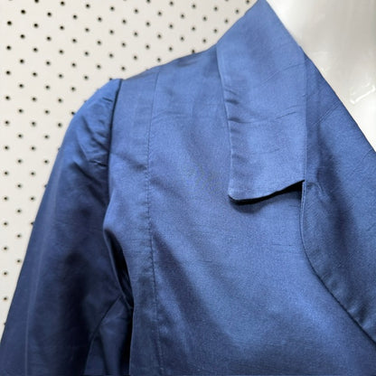 home sewn / silk / beautiful jacket / L (3922167102536958413)