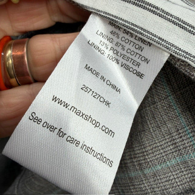 MAX / linen / blazer + belt / 18 (3922167146152640026)