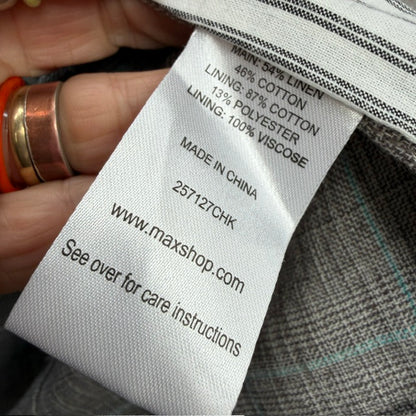 MAX / linen / blazer + belt / 18 (3922167146152640026)