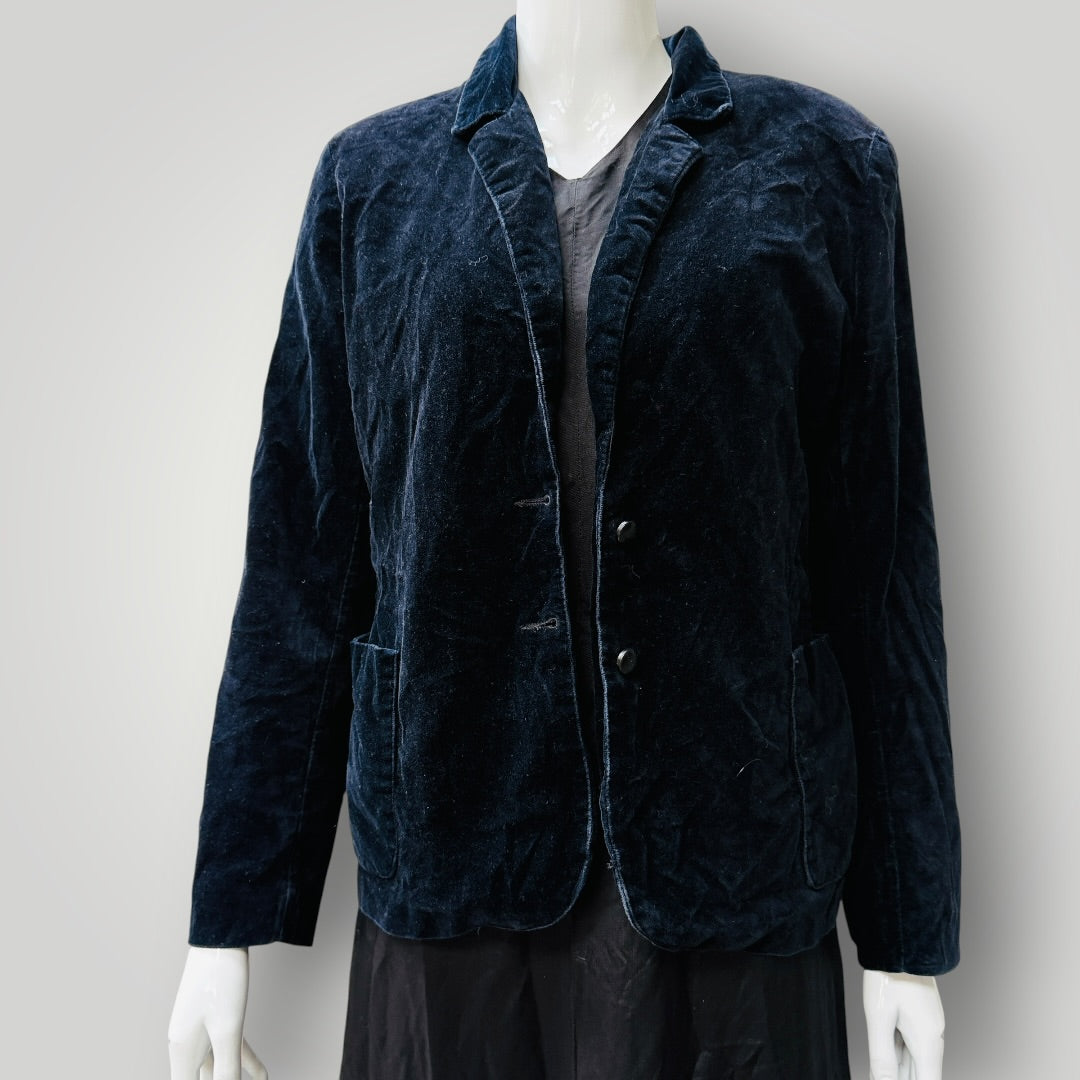 1970s nz vintage / velvet blazer / s (3922167266473927704)