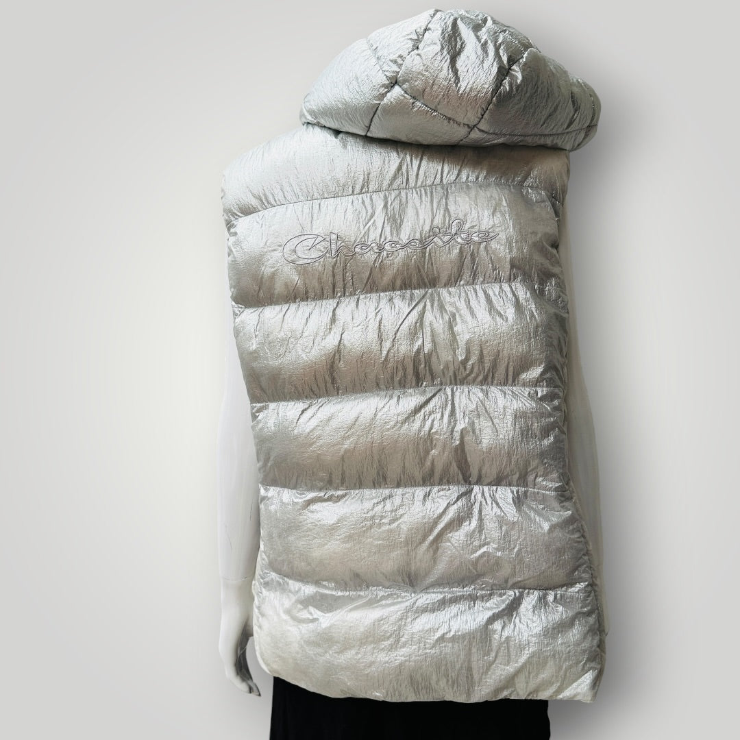 silver / puffer vest / 4XL (3922167291665233619)