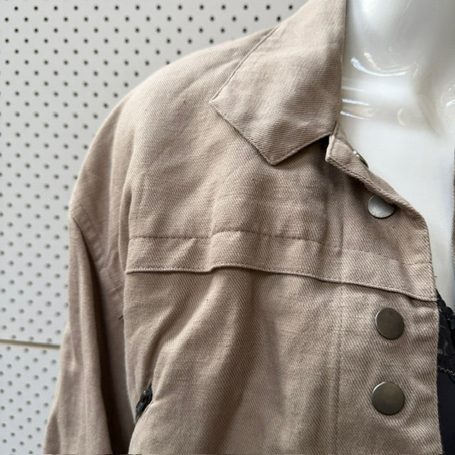 ZAMBESI / 'bomber' cropped jacket / s (3922255608522516317)