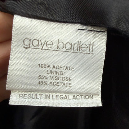 1990s nz vintage / GAYE BARTLETT / velvet coat / m/l (3922255629133217050)