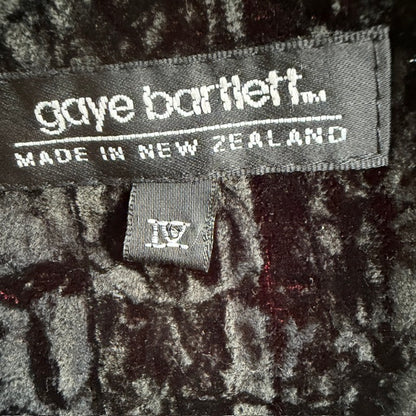 1990s nz vintage / GAYE BARTLETT / velvet coat / m/l (3922255630831191007)